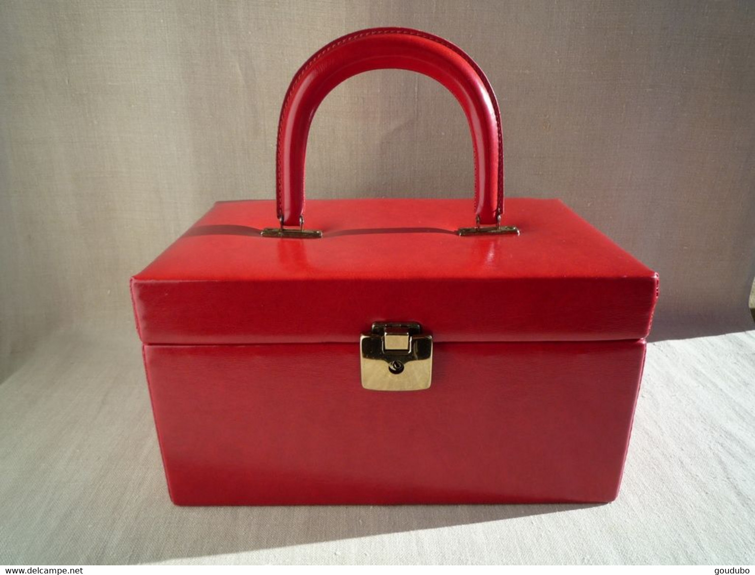 Vanity Bagage Record Rouge Loving Vintage. - Toebehoren