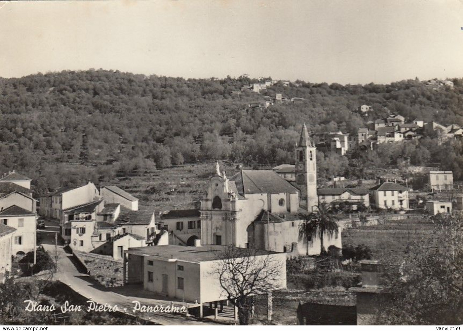 DIANO SAN PIETRO-IMPERIA-PANORAMACARTOLINA VIAGGIATA IL 7-9-1967 - Imperia