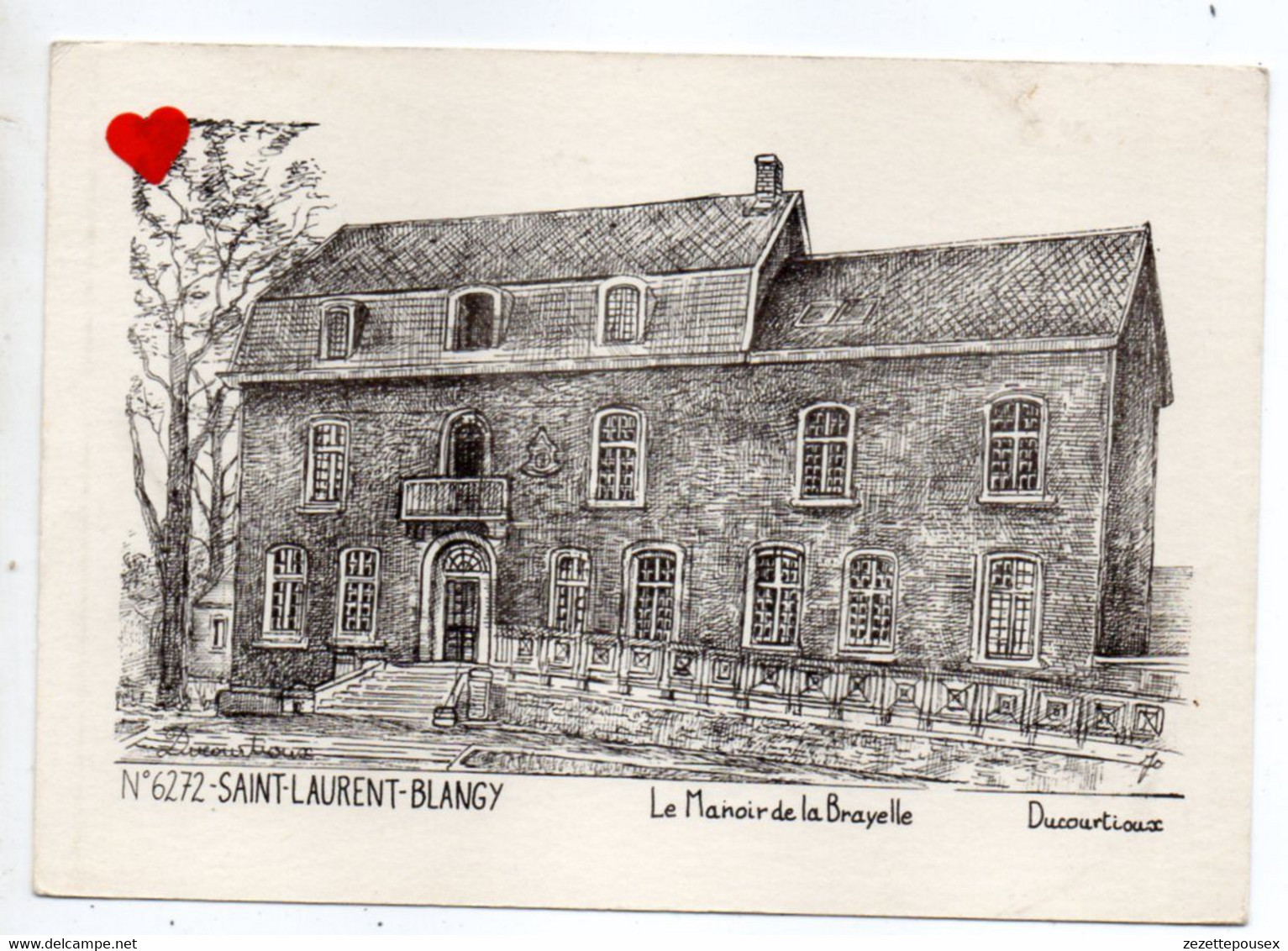 43271-ZE-62-SAINT-LAURENT-BLANGY-Le Manoir De La Brayelle---------------édition Ducourtioux - Saint Laurent Blangy