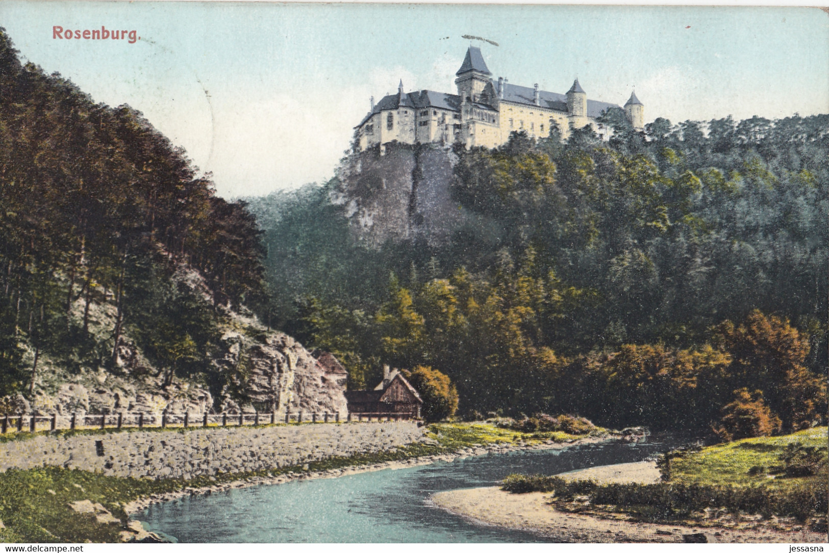 AK - Blick Zum Schloss ROSENBURG Im Kamptal - Nordnordostansicht 1911 - Rosenburg