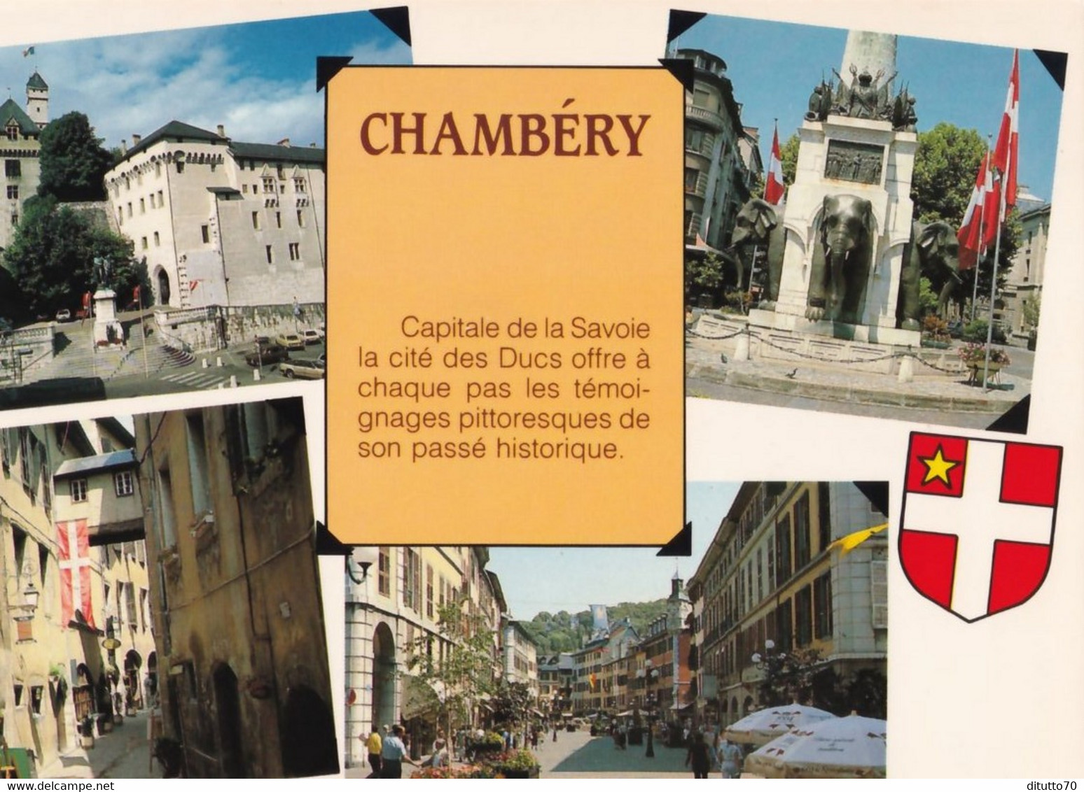 Chambery - Capitale De La Savoie - Formato Grande Non Viaggiata – E 17 - Cham