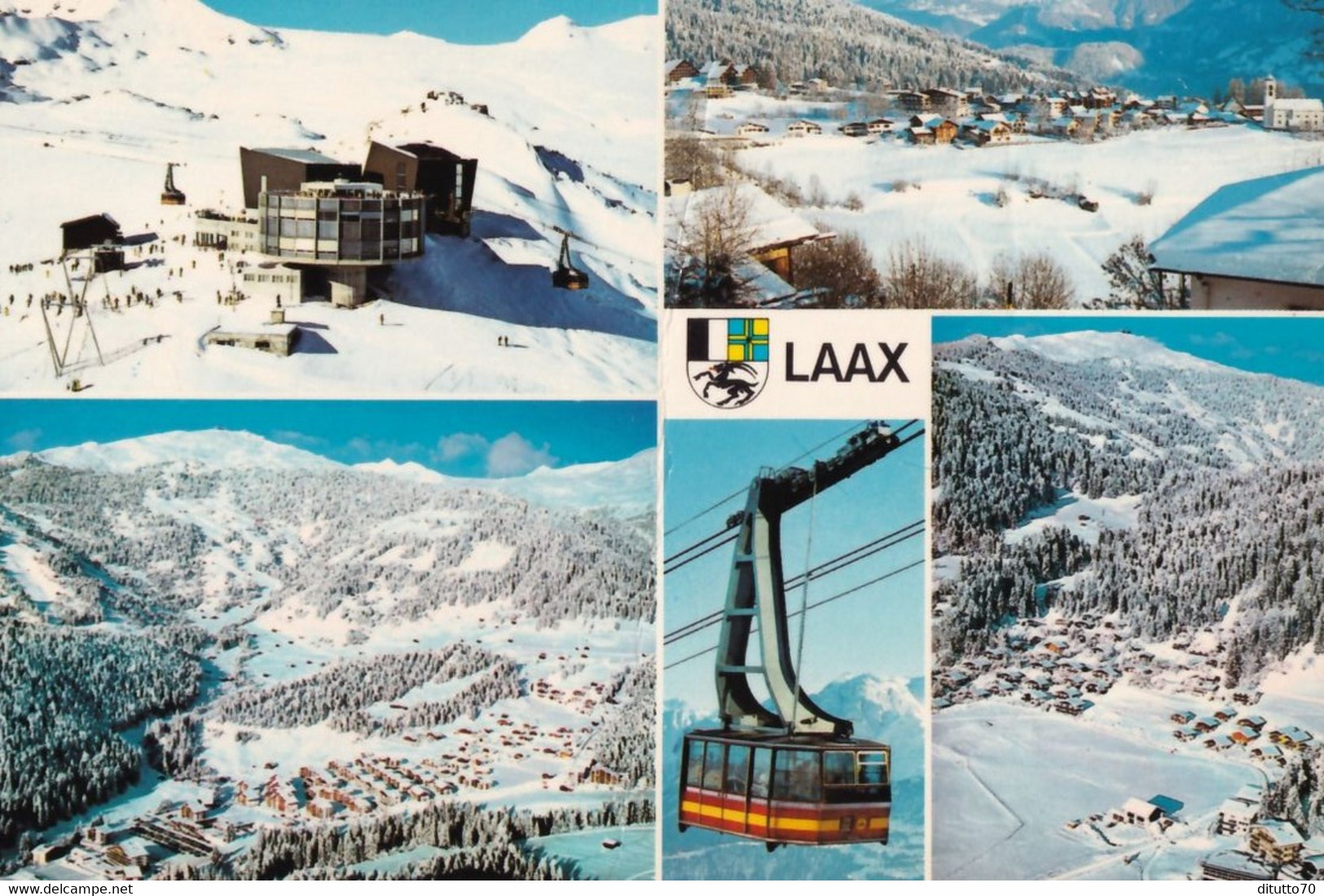 Laax - - Graubunden - Formato Grande Viaggiata – E 17 - Laax