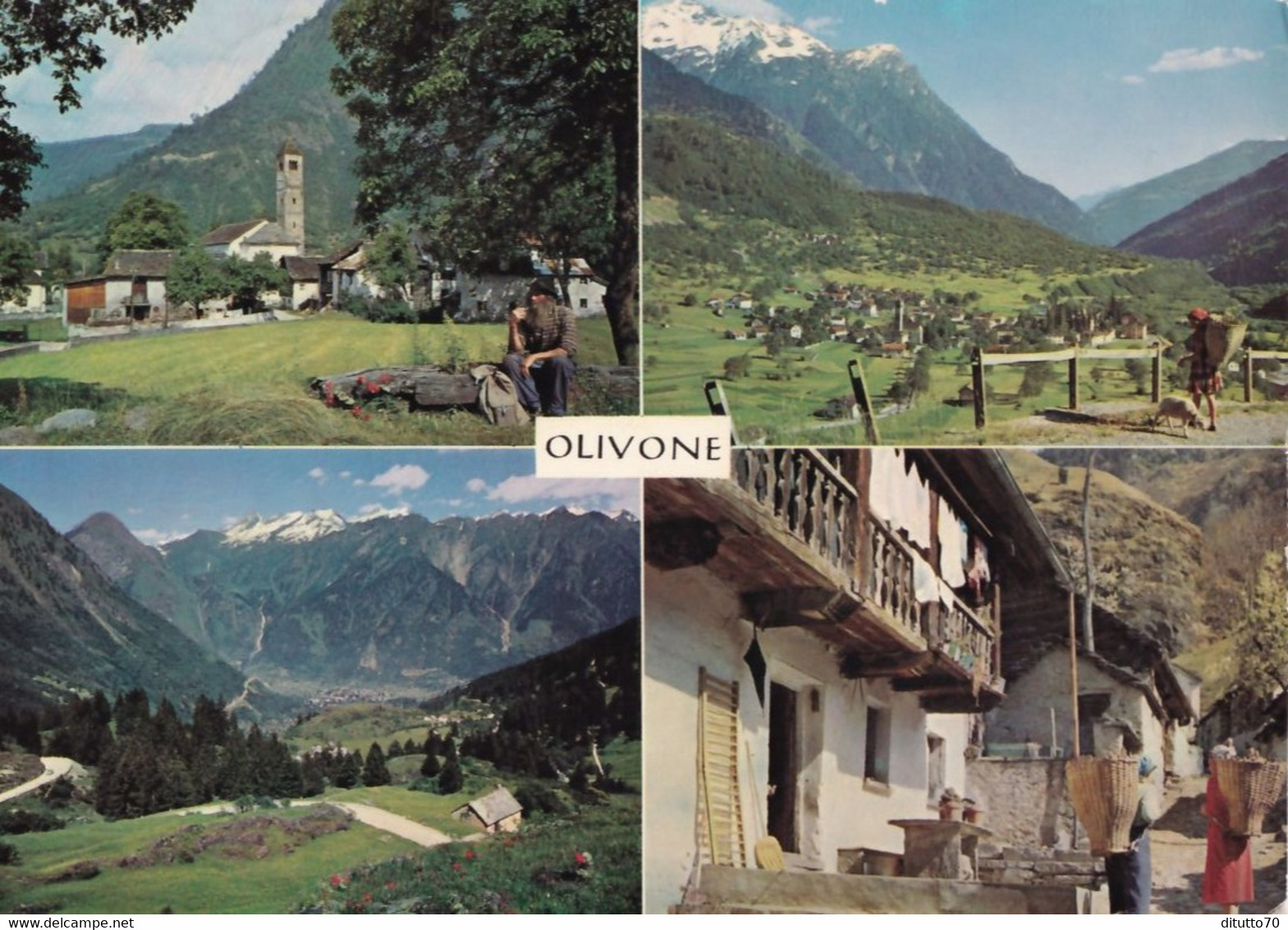 Olivone - Formato Grande Viaggiata – E 17 - Olivone