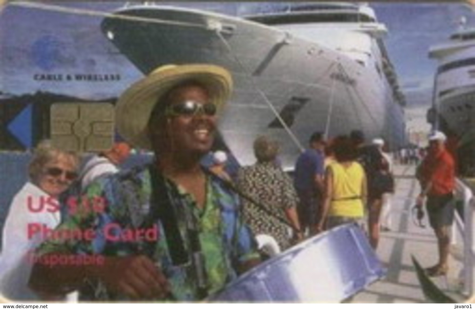 BVI  : Cruise Ship Chipcard   USED - Vierges (îles)