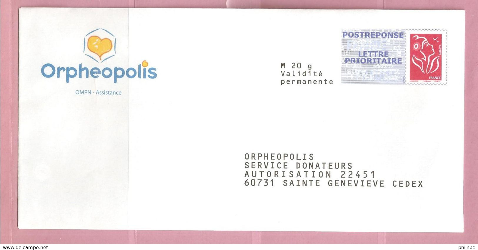 France, Prêt à Poster Réponse, 3734A, Postréponse, Orpheopolis, Marianne De Lamouche - PAP: Antwort/Lamouche