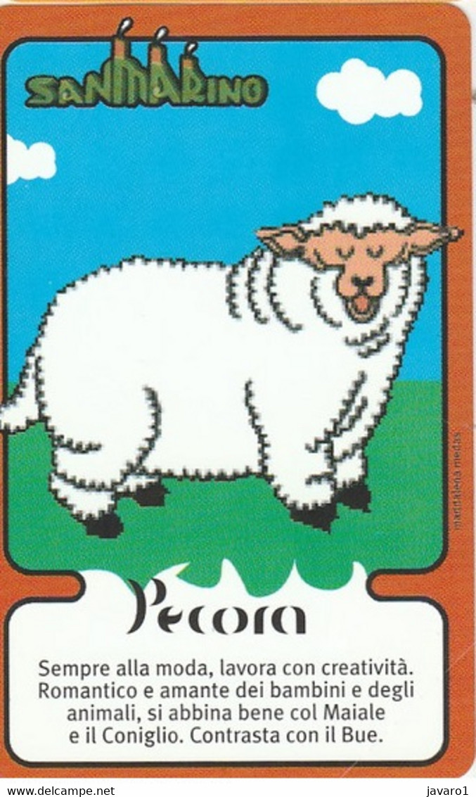 SANMARINO : RSM60 10000 Chinese Horoscope Pecora / SHEEP MINT - Saint-Marin