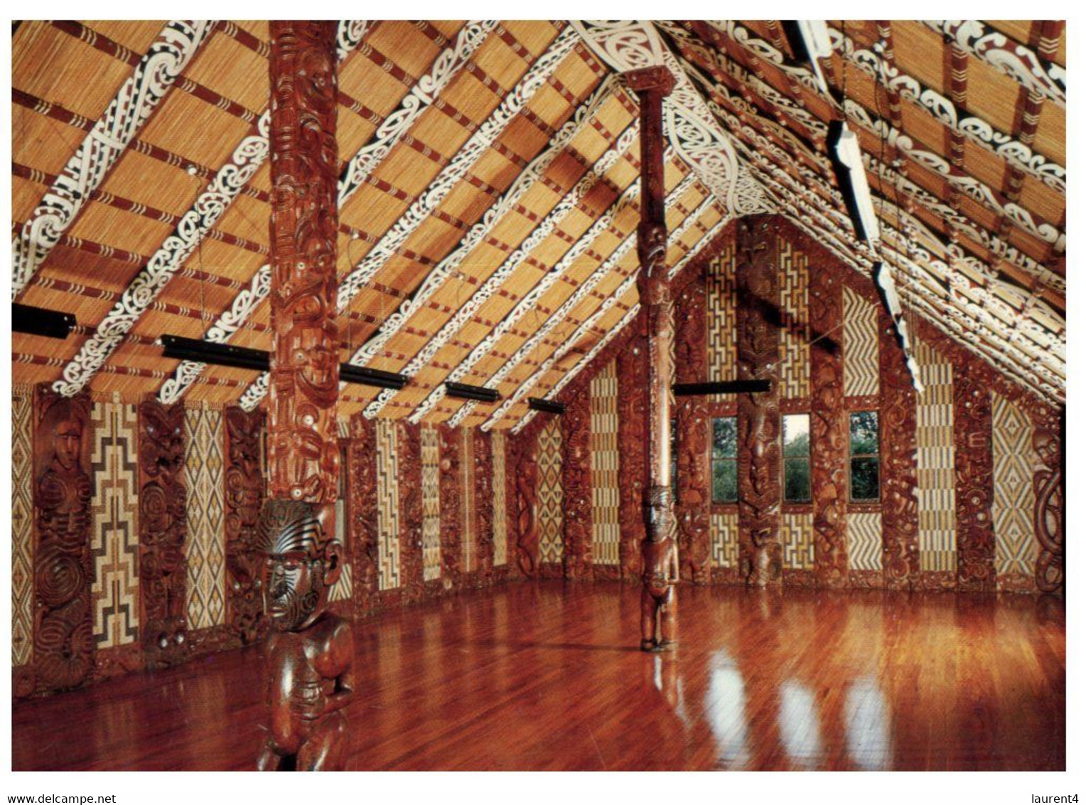 (AA 10) New Zealand - Maori Metting House - Waitangi - Nuova Zelanda