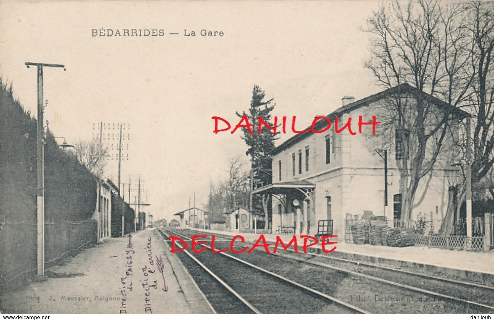 84 // BEDARRIDES     La Gare, ** - Bedarrides