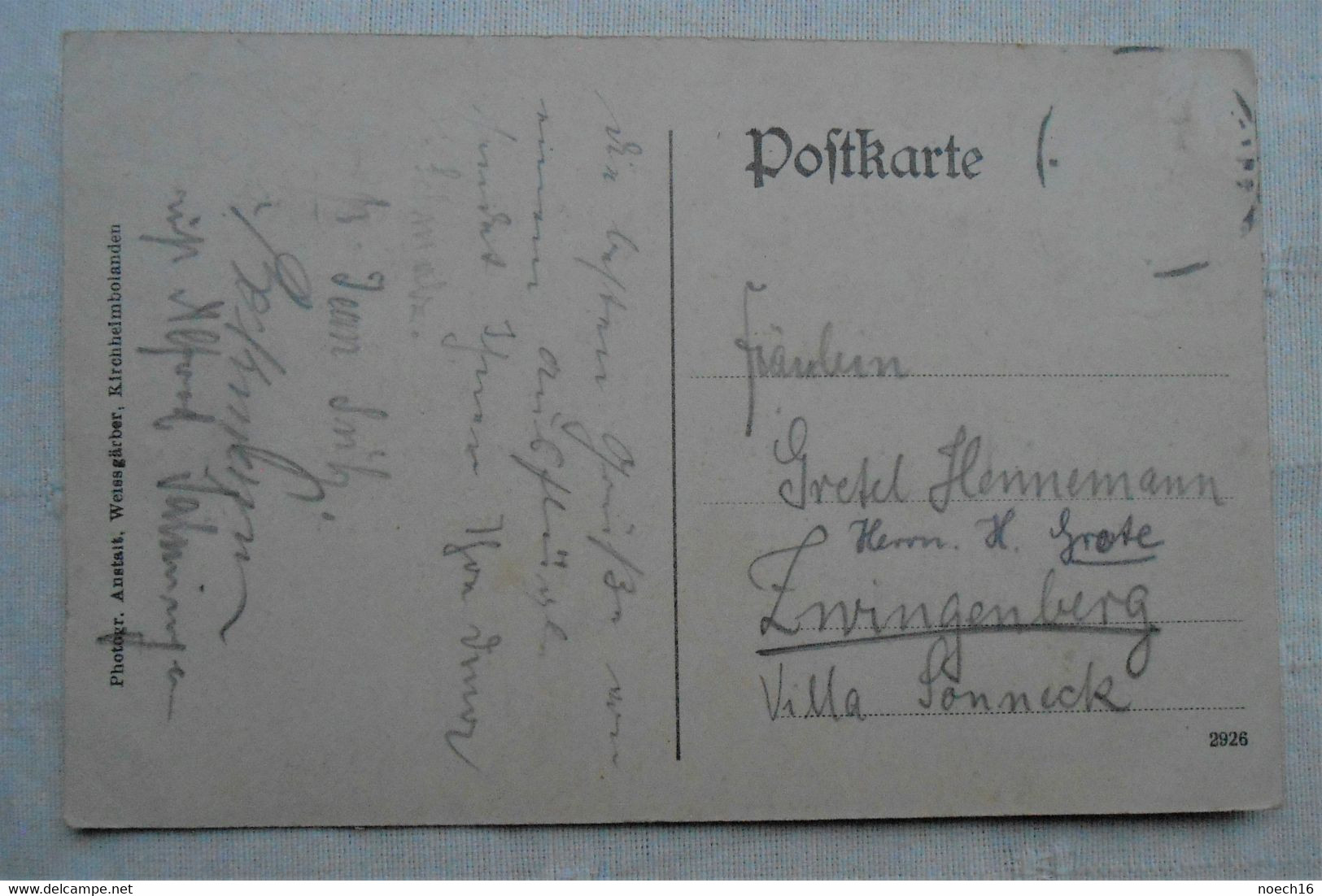 CPA Gruss Vom Forsthaus Vorholz. Bilck Nach Orbis & Gedenkstein Zum Andenken Der Verhelratung Napoleon I. Allemagne - Alzey