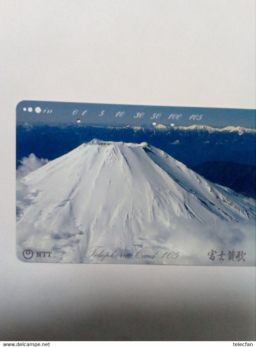 JAPON VOLCAN VOLCANO FUJIYAMA 105U UT - Vulcani