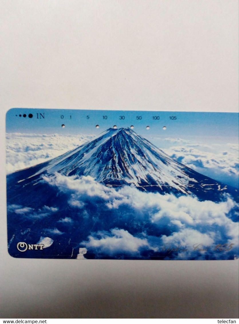 JAPON VOLCAN VOLCANO FUJIYAMA 105U UT - Vulcani