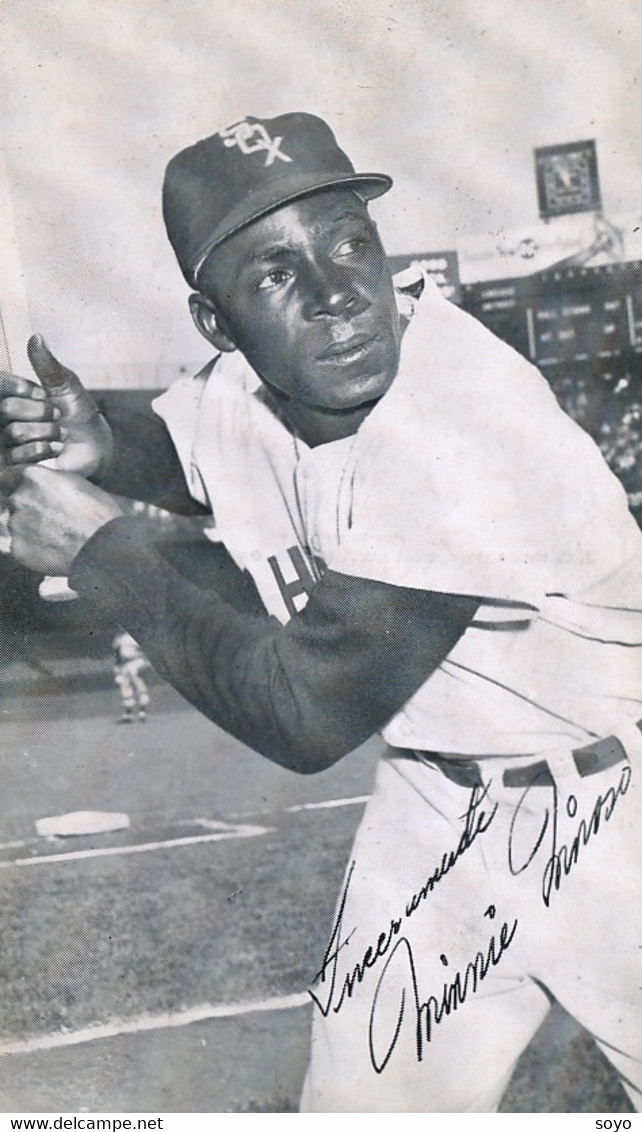 Real Photo Orestes Minnie Minoso Born El Perico Cuba Pelotero Beisbol Base Ball. - Honkbal