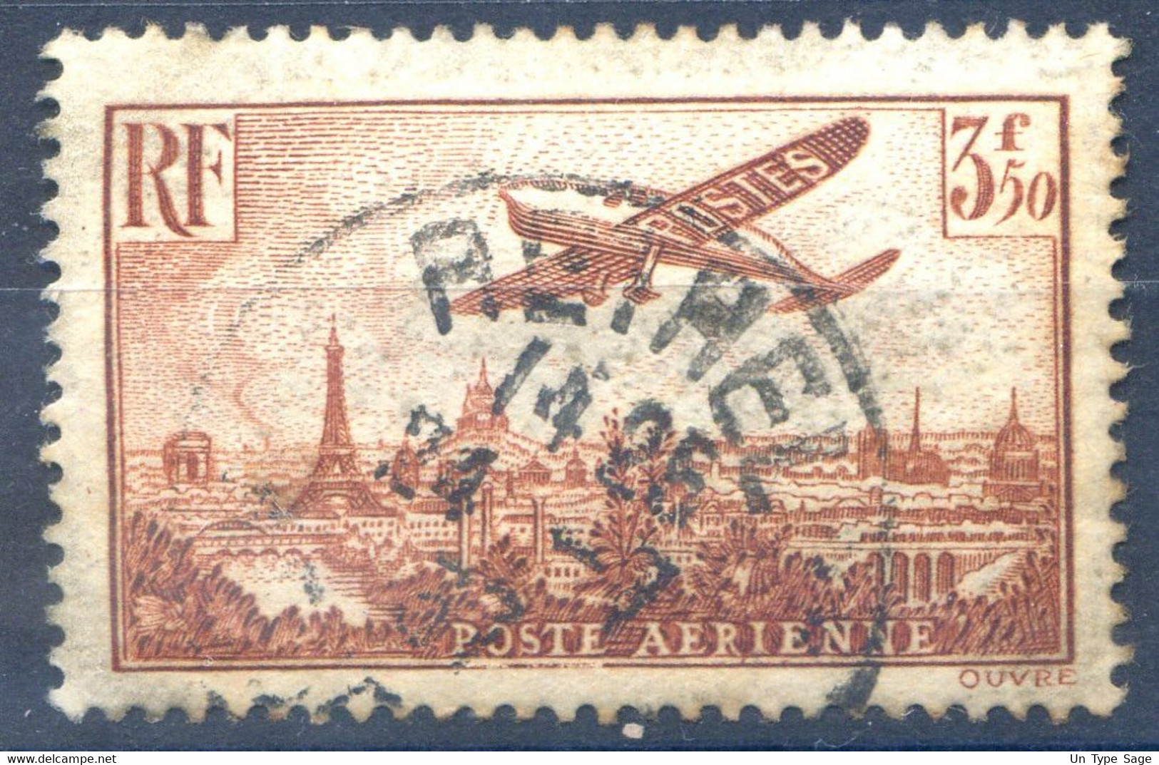 France Poste Aérienne N°13 Oblitéré - (F104) - 1927-1959 Usati