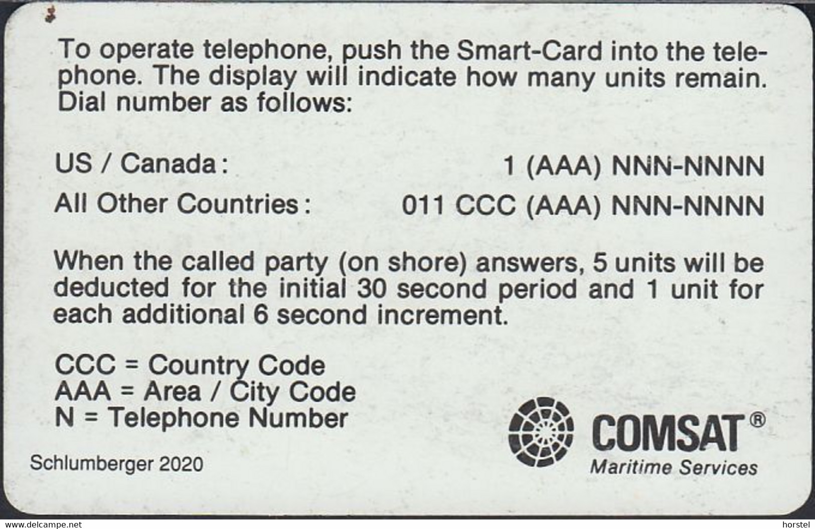 USA - Chip COMSAT - 30 Units - [2] Chip Cards