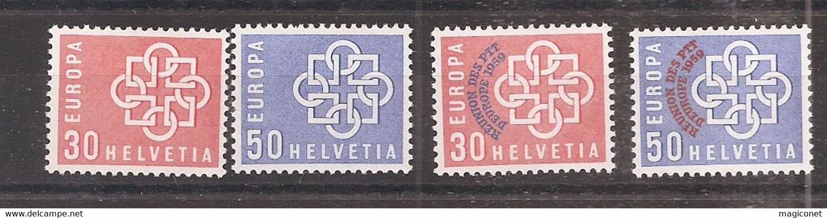 Suisse 1959 - Y&T N° 630/633** - Europa - Other & Unclassified