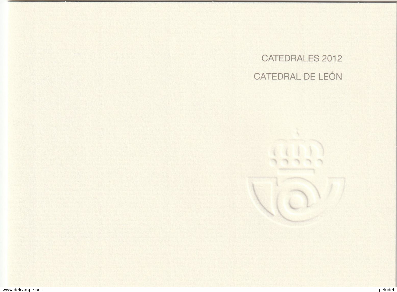 Spain - Espagne, 2012 Catedrales - Catedral León - Cathedrals - Cathedral Leon, Prueba Artista - Artist Proof Stamp(1) - Ensayos & Reimpresiones