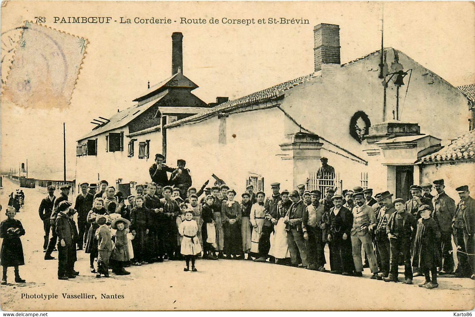 Paimboeuf * La Corderie * Route De Corsept Et St Brévin - Paimboeuf