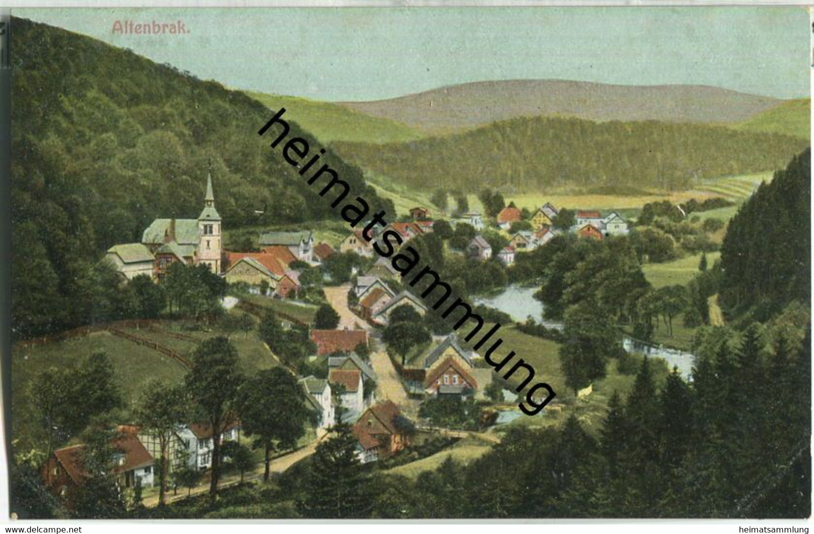 Altenbrak - Gesamtansicht - AK Ca. 1910 - Verlag R. Lederbogen Halberstadt - Altenbrak