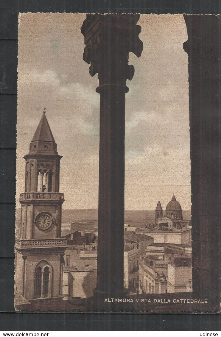 ALTAMURA (BARI) 1950 - VISTA DALLA CATTEDRALE - Altamura