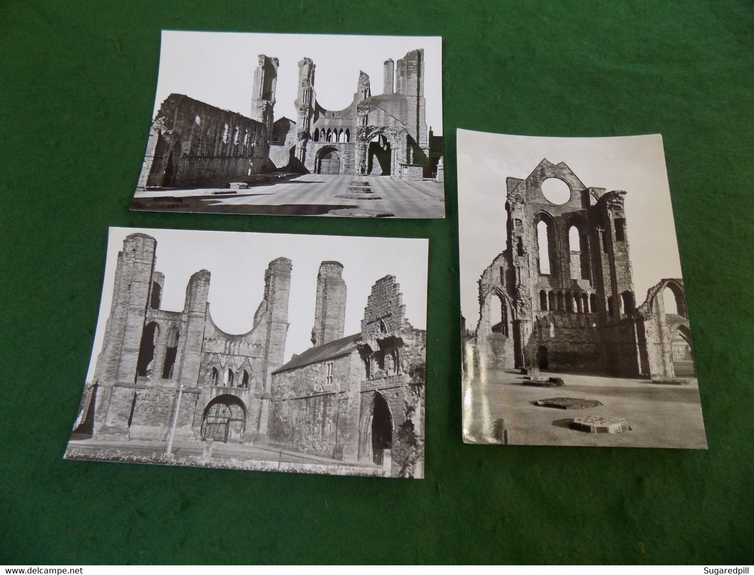 VINTAGE SCOTLAND: Arbroath Abbey X3 B&w Ministry Of Works - Angus