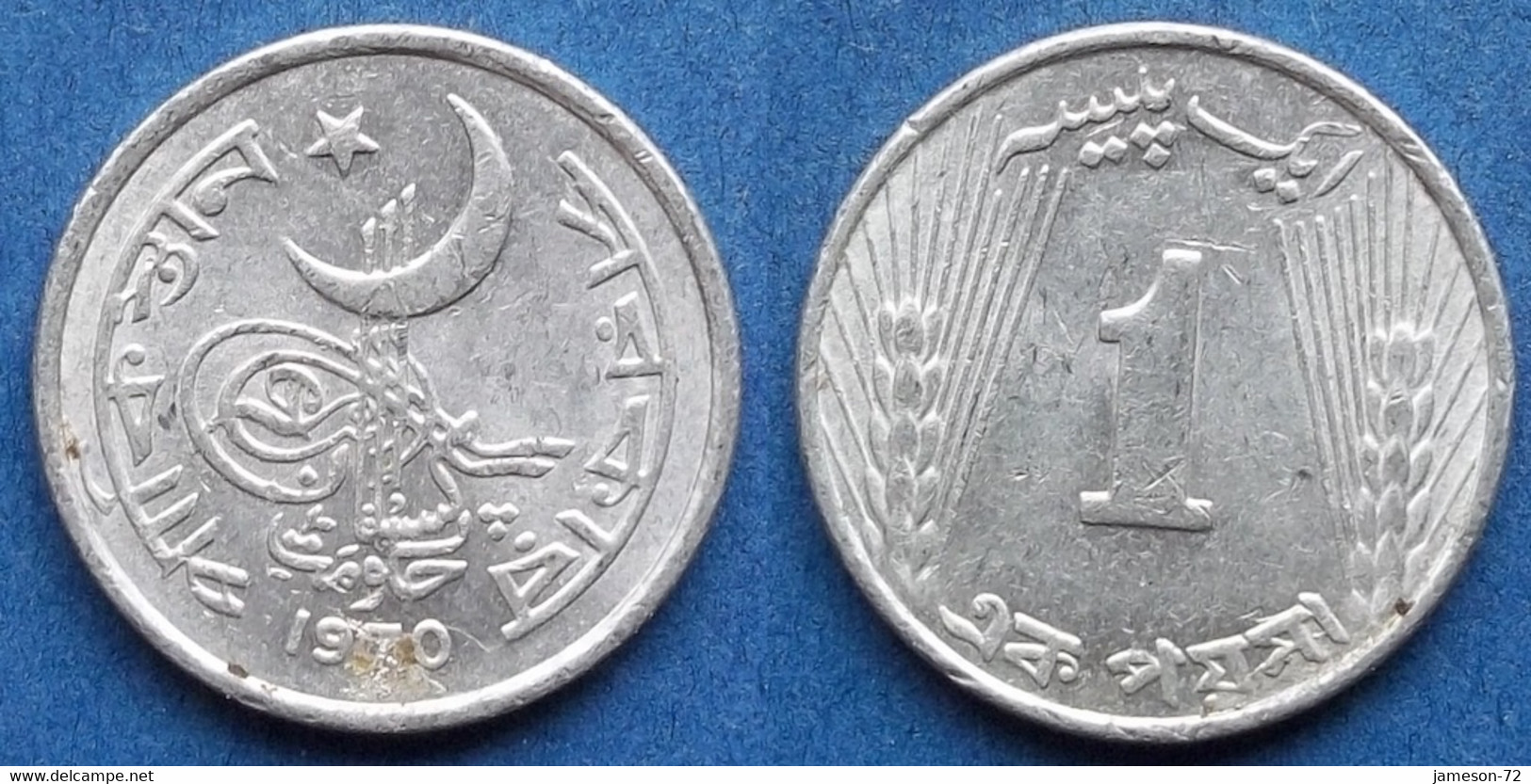 PAKISTAN - 1 Paisa 1970 KM# 29 Decimal Coinage (1961) - Edelweiss Coins - Pakistán