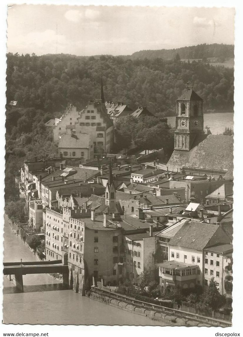 E4198 Wasserburg Am Inn - Blick Vom Kellerberg / Viaggiata 1967 - Wasserburg (Inn)