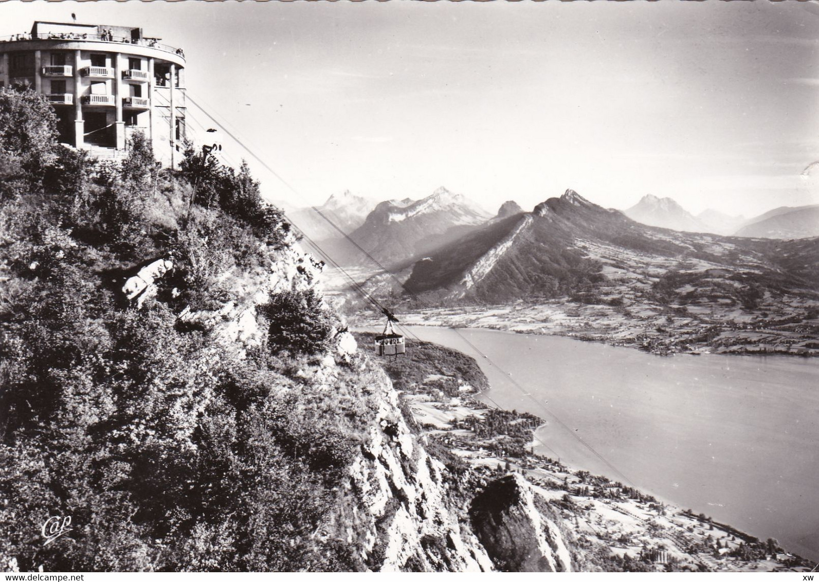 VEYRIER 74 - CPSM Gd Format -  Téléférique De Veyrier Du Lac D'Annecy Etc... - Veyrier