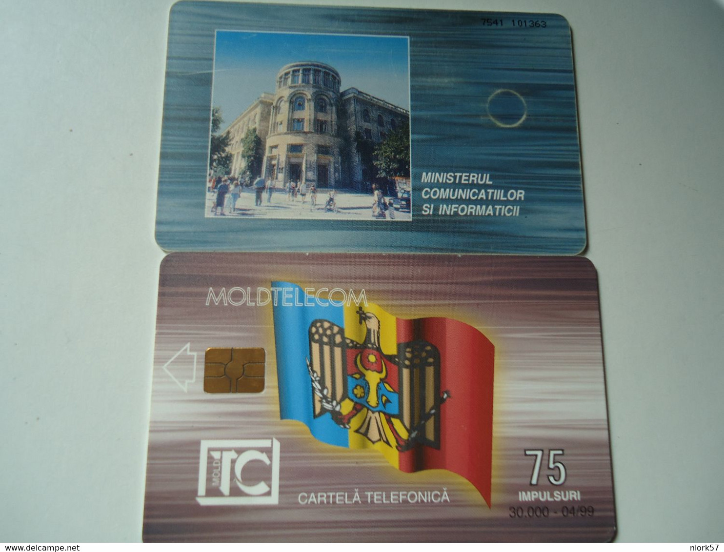 MOLDOVA  USED CARDS    LANDSCAPES  MINISTERUL 30.000 - Moldavie
