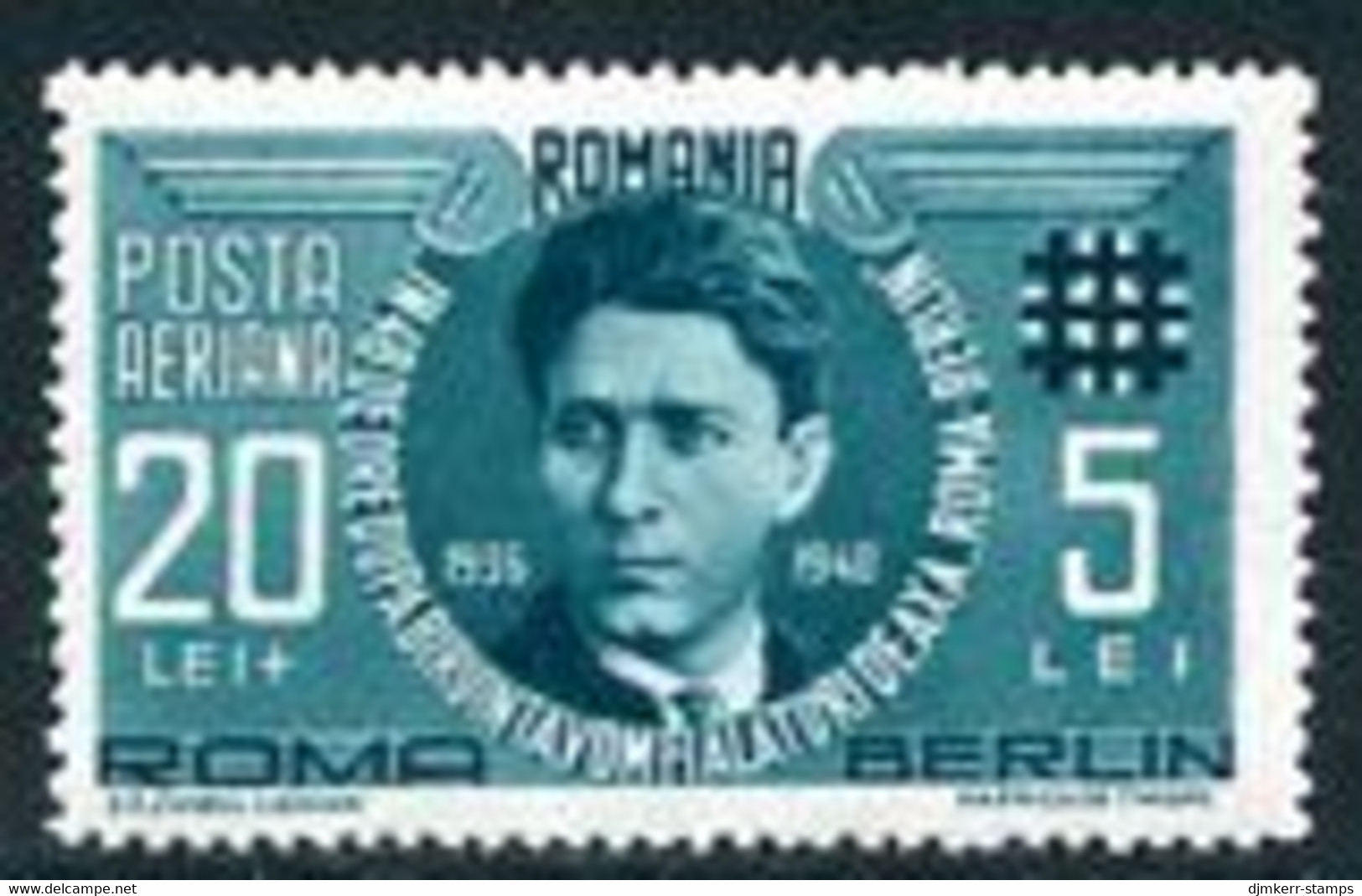 ROMANIA 1940 Codreanu Anniversary Airmail  MNH / **  Michel 681 - Nuovi