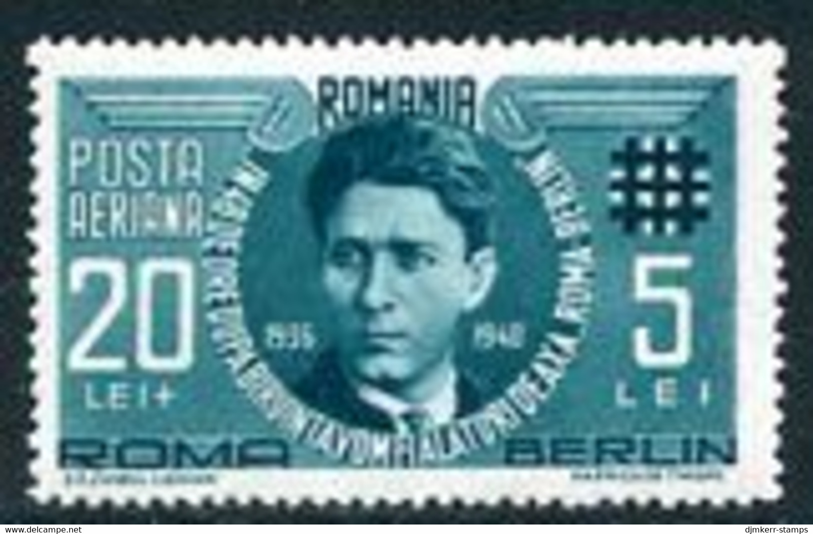 ROMANIA 1940 Codreanu Anniversary Airmail  MNH / **  Michel 681 - Ungebraucht