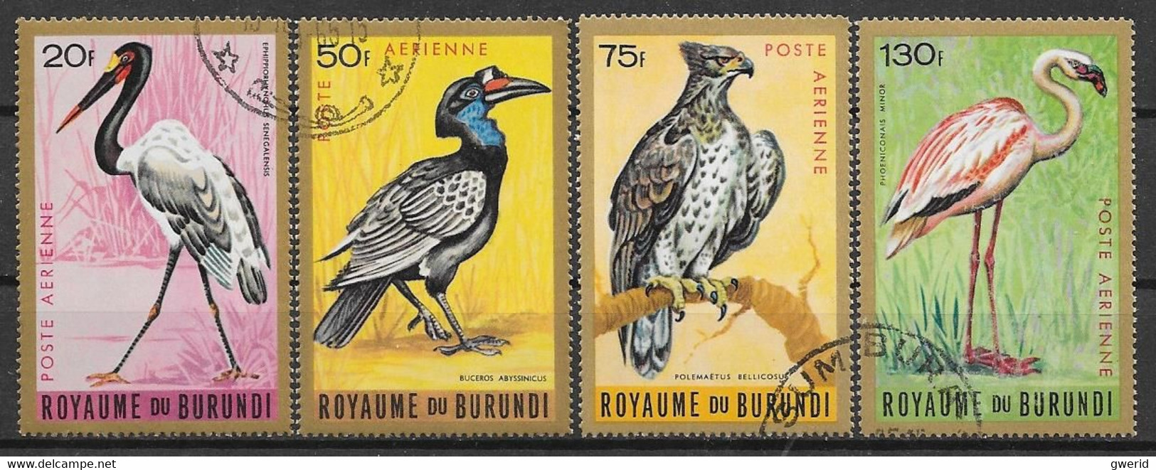 Burundi  N° PA 13/16 Yvert OBLITERE - Used Stamps