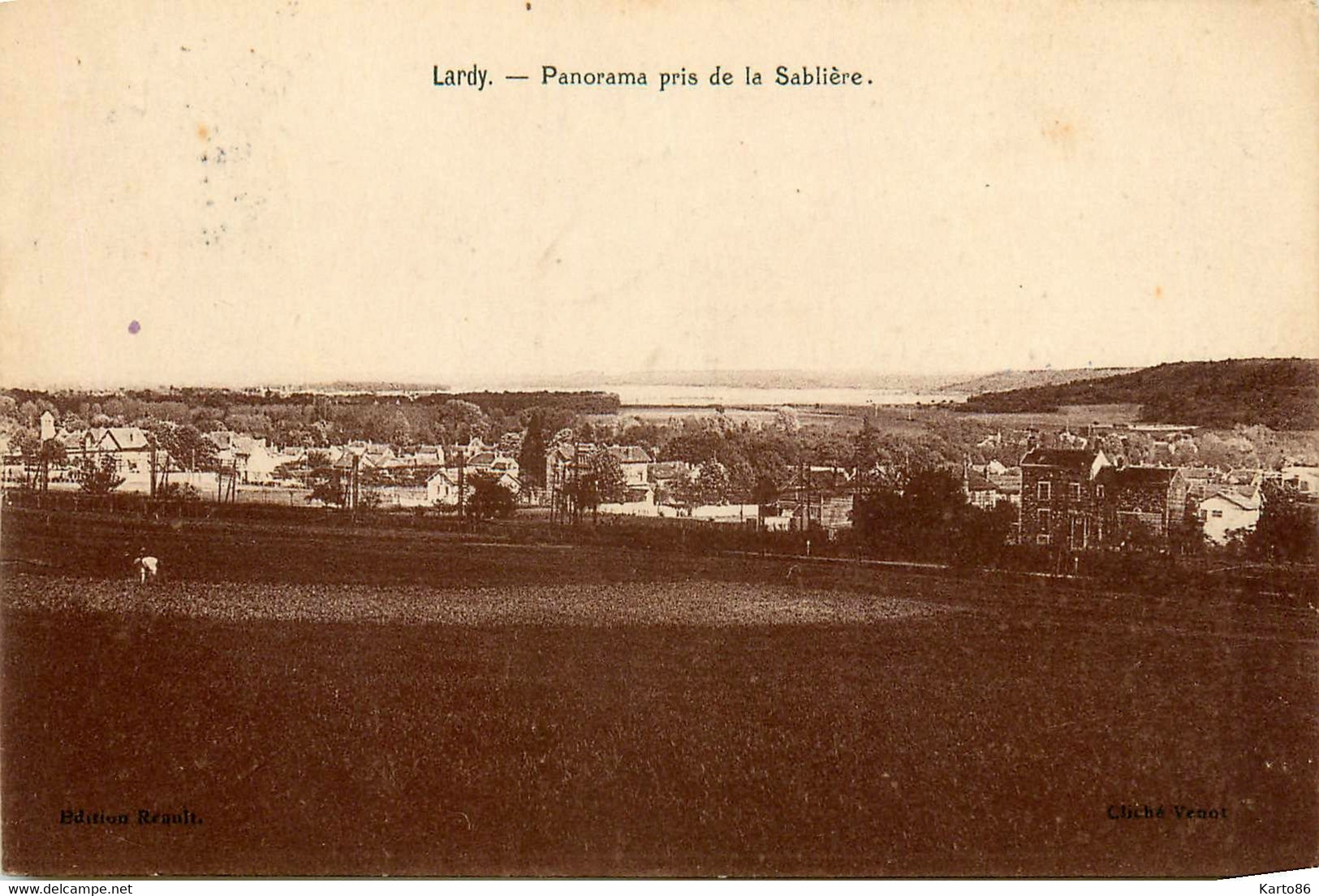 Lardy * Panorama Pris De La Sablière * Voir Cachet Au Dos : Centre De Vacances J.M MARIDOR - Lardy