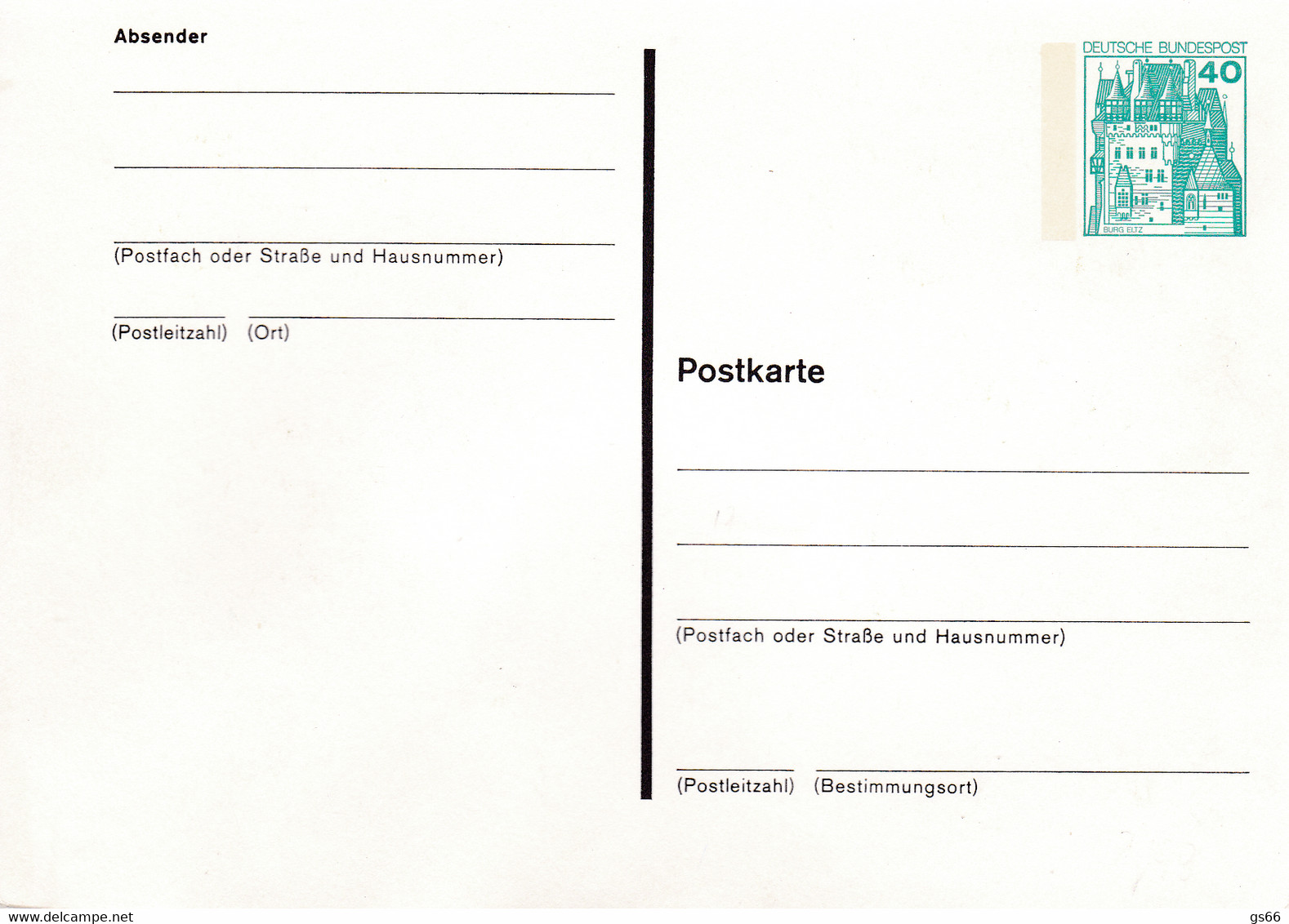 BRD, PP 100 D2/017, BuSchl. 40, Gütersloh, Städtepartnerschaft - Private Postcards - Mint