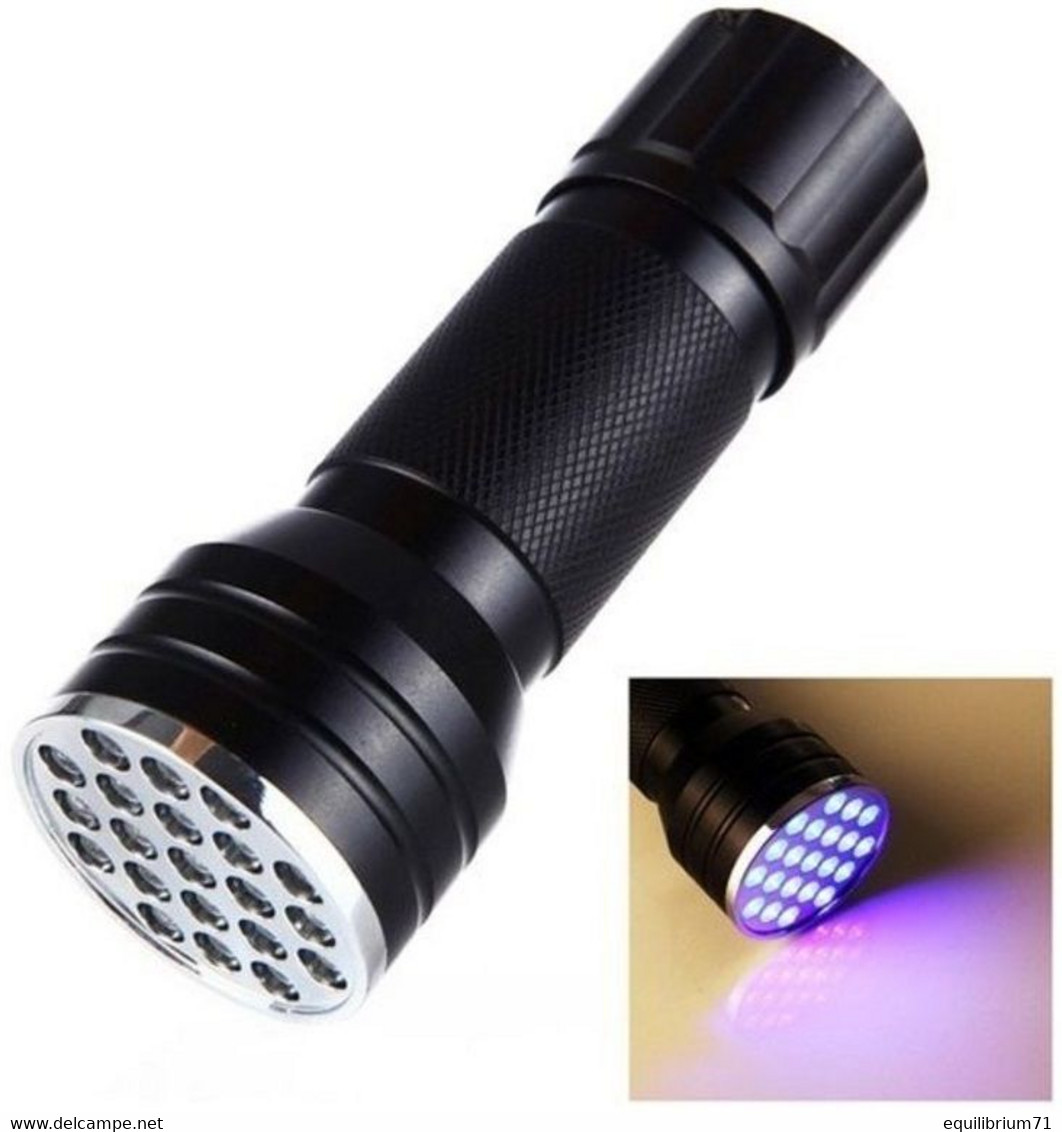 Lampe De Poche Ultra UV / Ultra UV Zaklamp / Ultra UV Taschenlampe / UV Ultra Flashlight Torch - 21LED - UV-lampen