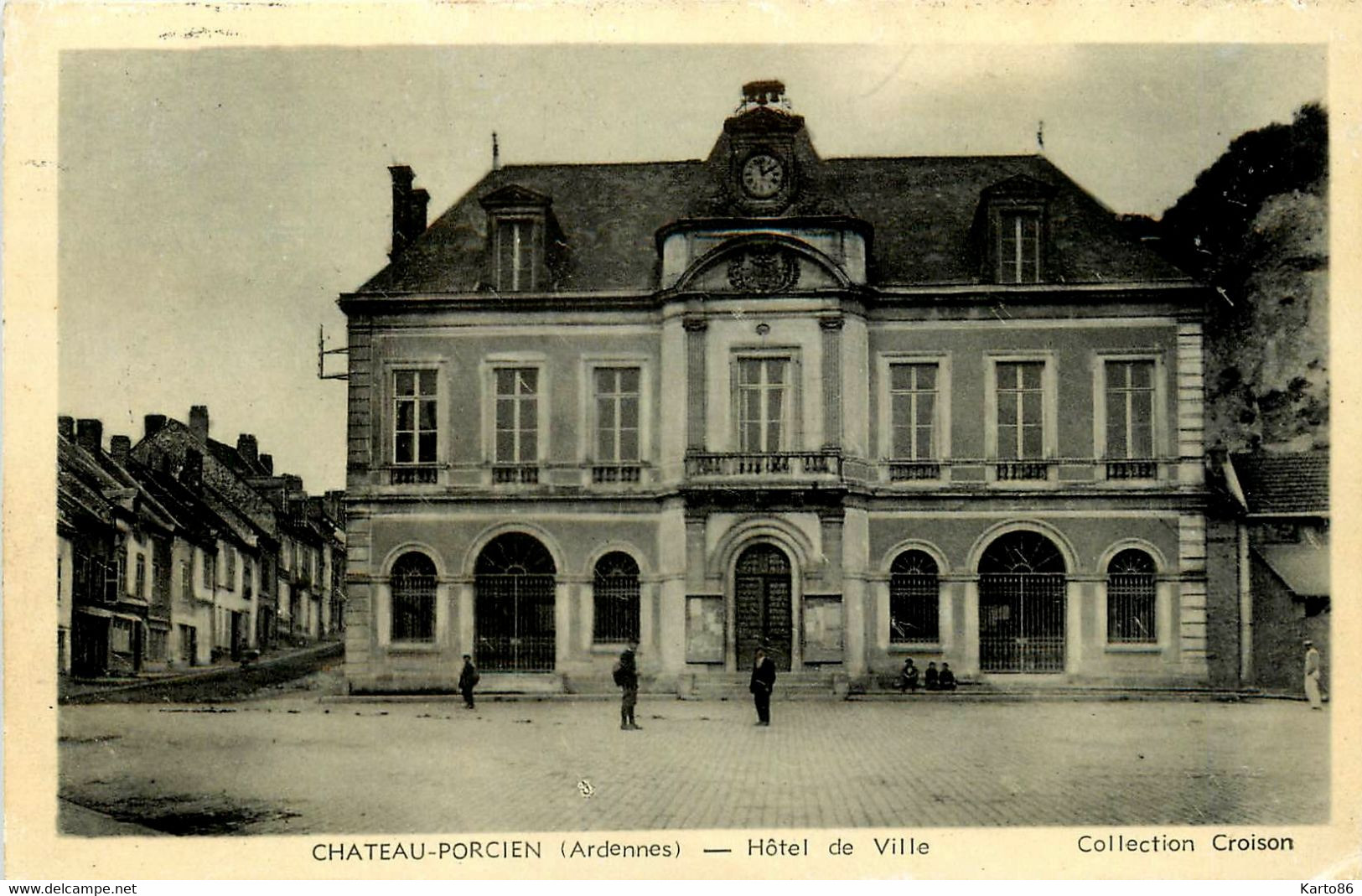 Château Porcien * Place Et Hôtel De Ville * Mairie - Chateau Porcien