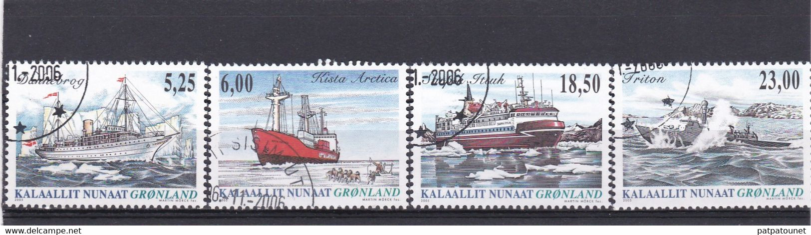 Groenland YV 420/3 O 2005 Navires - Used Stamps