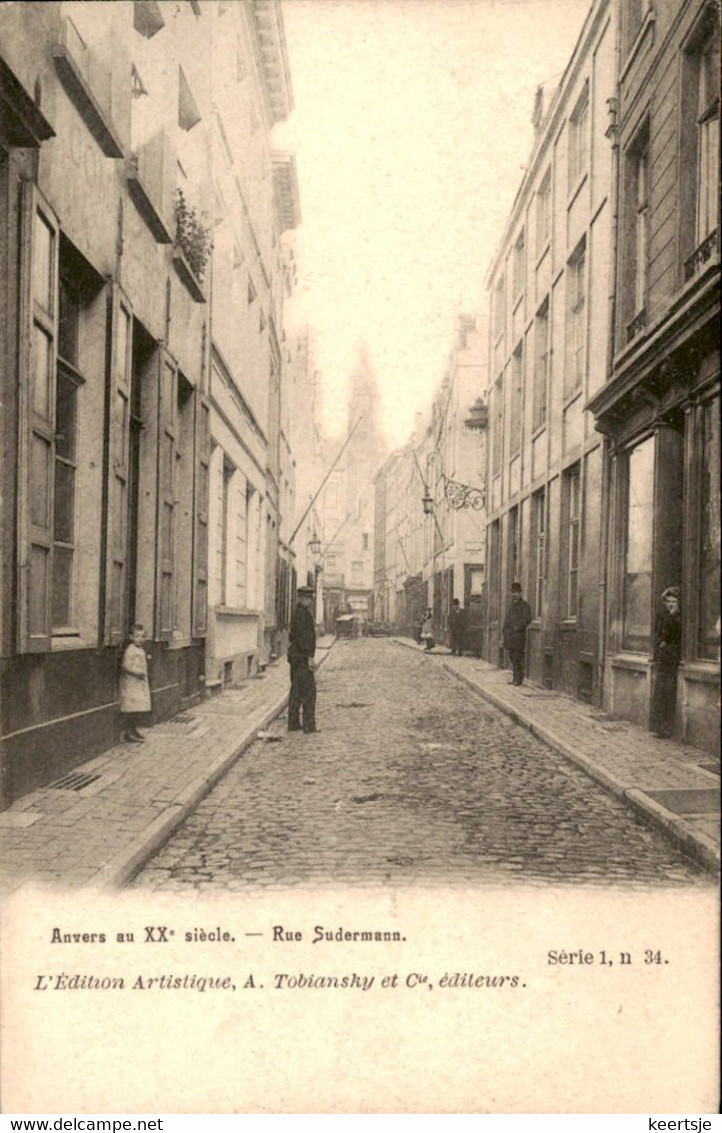 België - Anvers Antwerpen - Rue Sudermann - 1902 - Andere & Zonder Classificatie