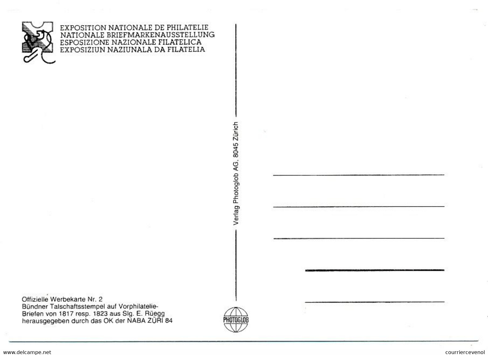 SUISSE => Carte Maximum => Naba Züri 84 - Exposition Nationale - Zürich 21/2/1984 - Maximumkarten (MC)