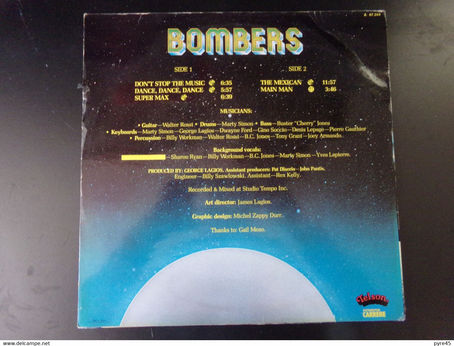 33 T Bombers " Don't Stop The Music + 4 Titres " - Dance, Techno En House
