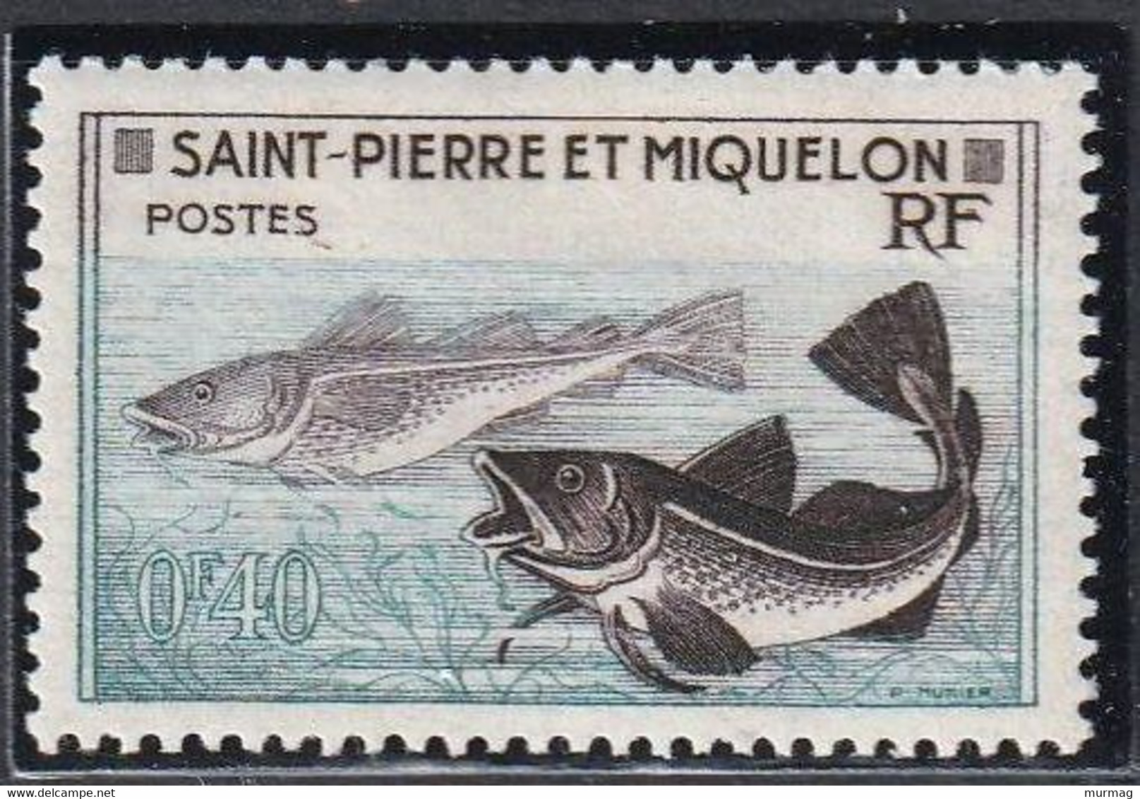 ST-PIERRE-ET-MIQUELON- Série Courante : Chalutier ; Morue - Y&T N° 338-329-353 - 1947, 1957 - Sonstige & Ohne Zuordnung