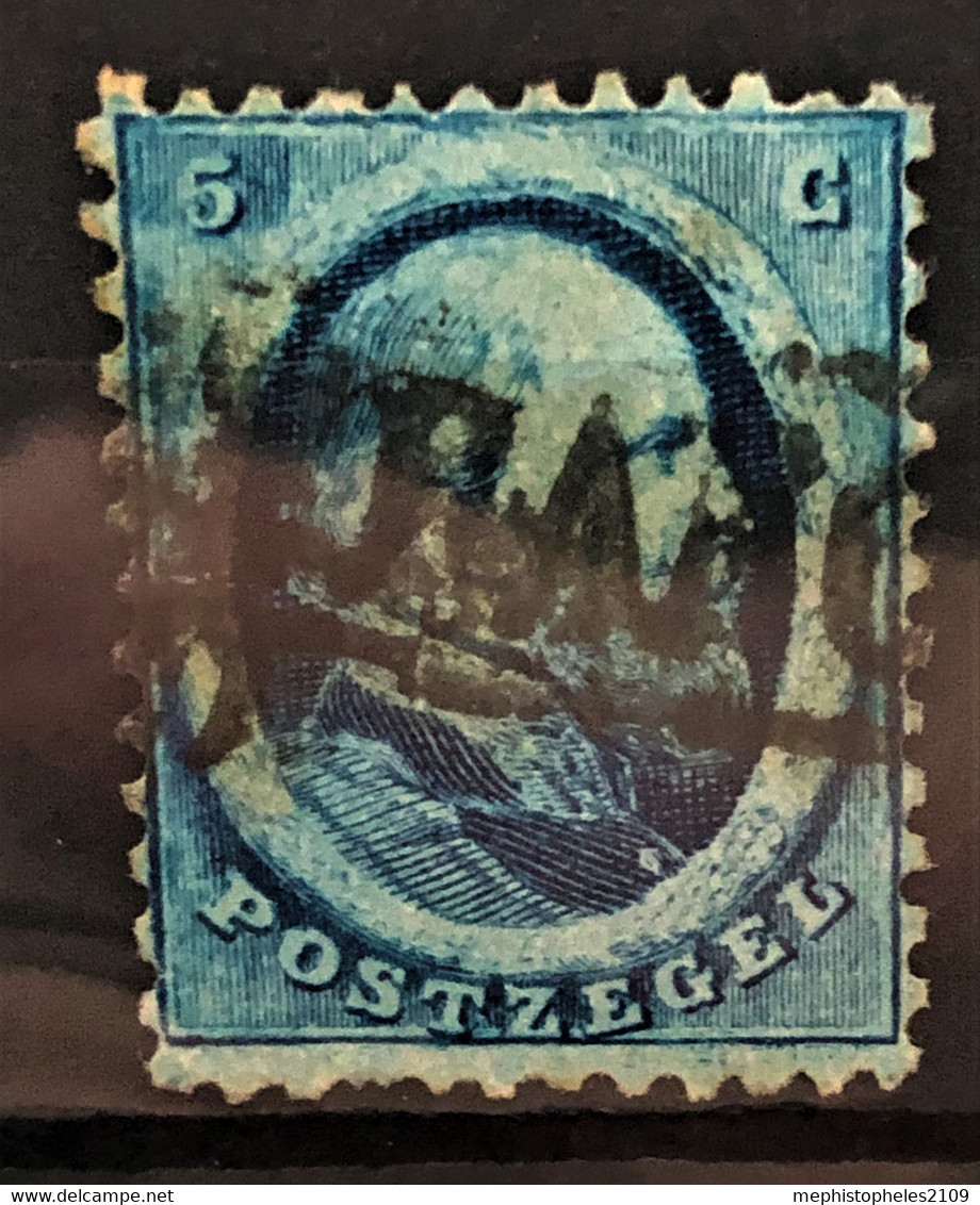 NETHERLANDS 1864 - Canceled - Sc# 4 - 5c - Used Stamps
