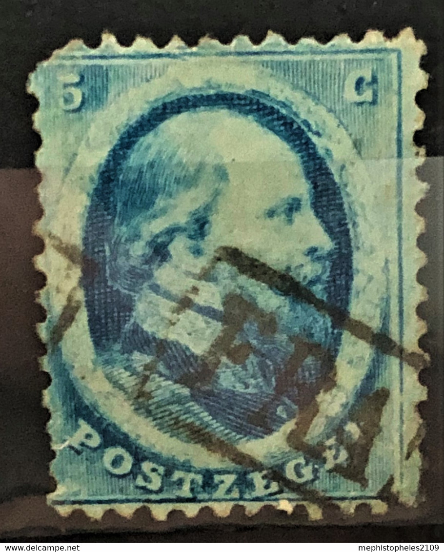 NETHERLANDS 1864 - Canceled - Sc# 4 - 5c - Usati