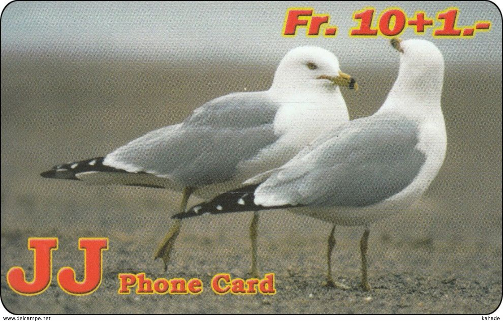 Schweiz Phonecard  Nice Bird Vogel Möve - Otros & Sin Clasificación