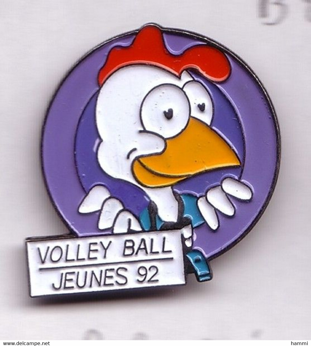 A127 Pin's VOLLEY BALL Coq Bbr Achat Immédiat - Volleyball