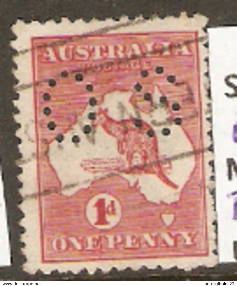 Australia  1914 SG O17a  1d  Die 11  Fine Used - Dienstmarken