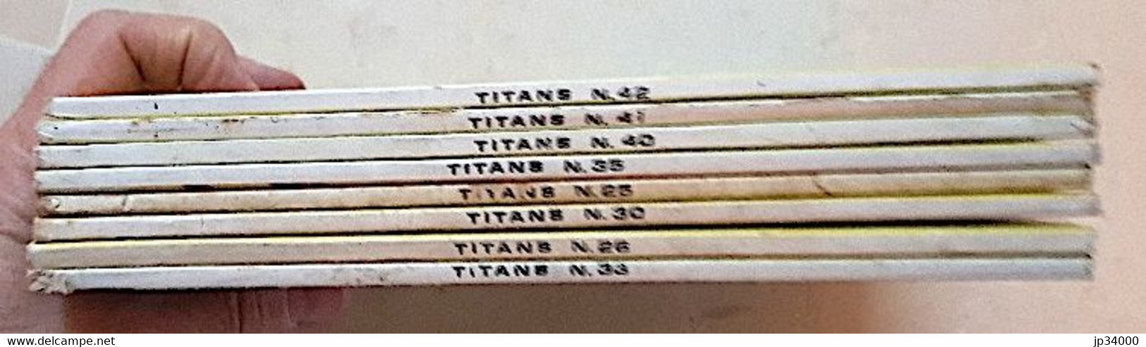 TITANS Lot De 8 Numéros Tous Différents : N°25+26+30+33+35+40+41+42 Editions LUG - Titans