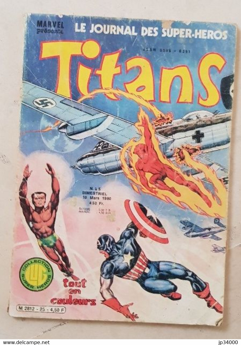 TITANS Lot De 8 Numéros Tous Différents : N°25+26+30+33+35+40+41+42 Editions LUG - Titans