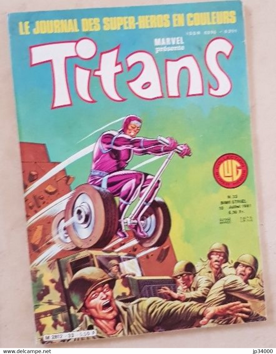 TITANS Lot de 8 Numéros tous différents : N°25+26+30+33+35+40+41+42 Editions LUG