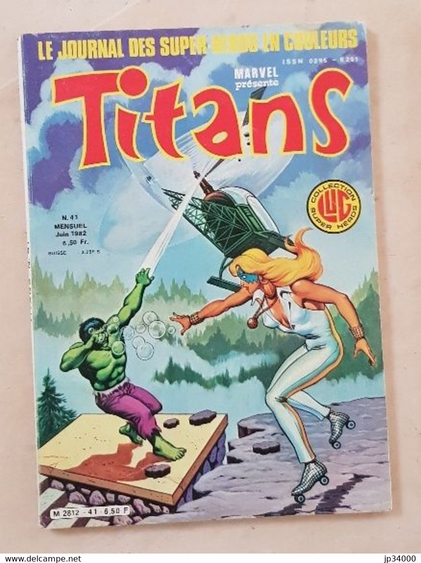 TITANS Lot de 8 Numéros tous différents : N°25+26+30+33+35+40+41+42 Editions LUG