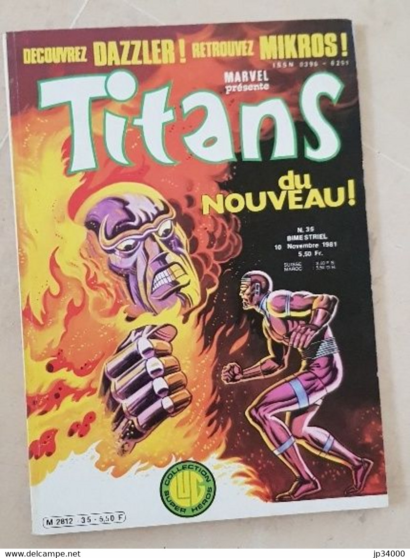 TITANS N°35 Editions LUG, 10/11/1981. Tout En Couleurs. TRES BON ETAT (strange, Marvel) - Titans